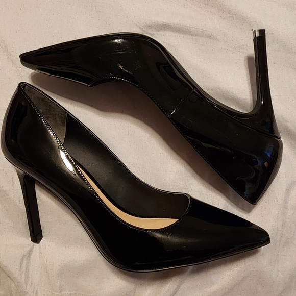 Stuart Weitzman Leigh 95 Pointed Toe Pump (Women) US 7.5 EU 38 Black - Picture 4 of 9